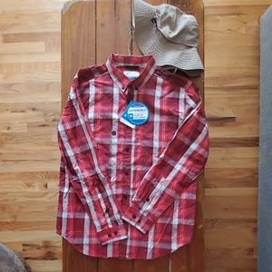 NEW WITH TAGS Mens Columbia Brand Button Up